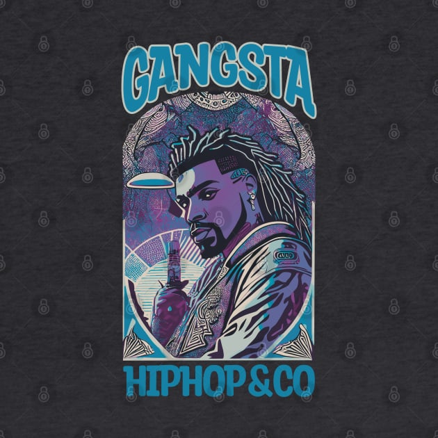 Gangsta Hiphop Music Maniac by sahiliart06